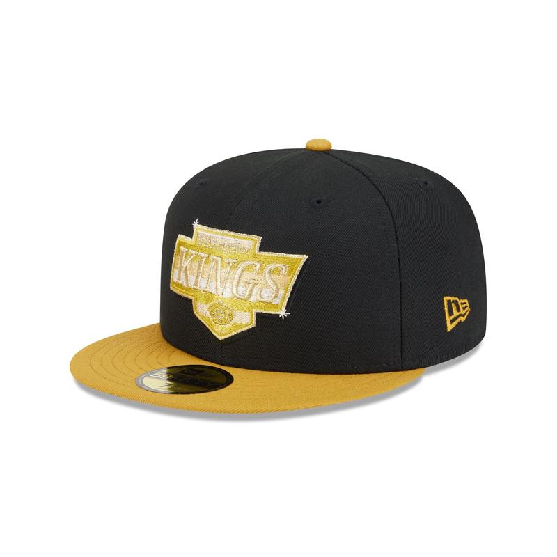 Los Angeles Kings Metallic Gold Logo 59FIFTY Fitted Hat