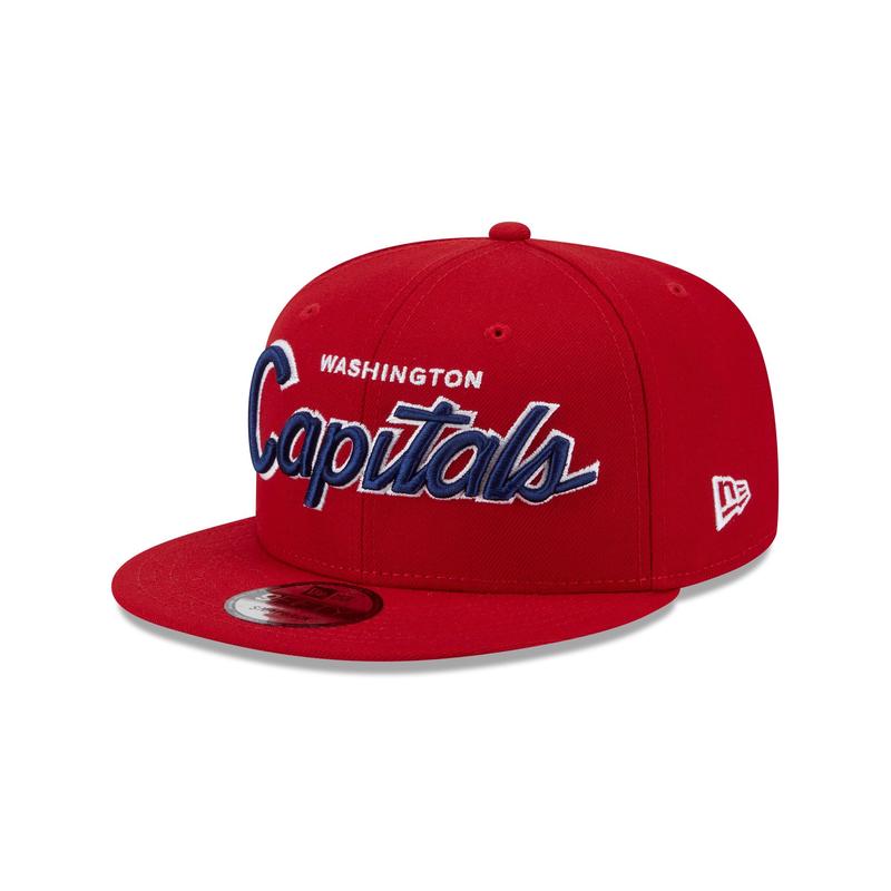 Washington Capitals Script 9FIFTY Snapback Hat