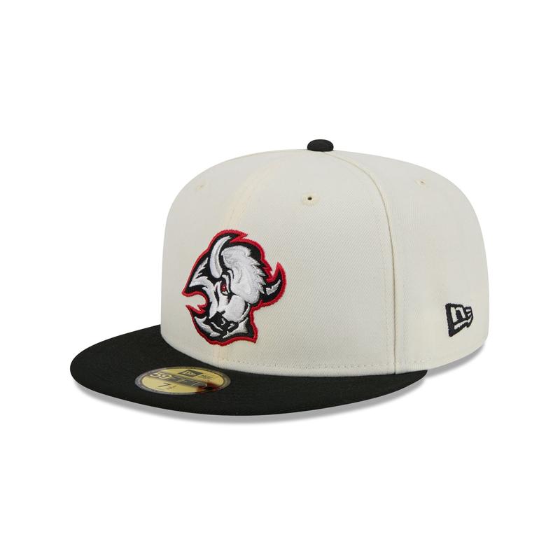 Buffalo Sabres Chrome White 59FIFTY Fitted Hat