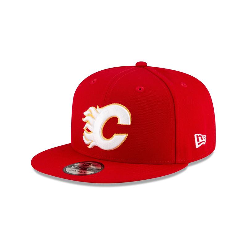 Calgary Flames Red 9FIFTY Snapback Hat