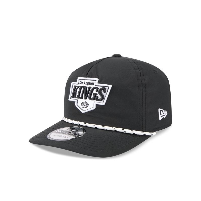 Los Angeles Kings Black and White Rope 19TWENTY Snapback Hat