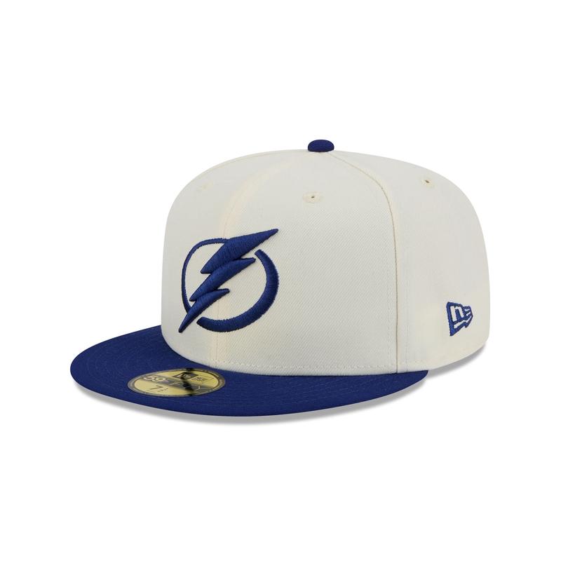 Tampa Bay Lightning Chrome White 59FIFTY Fitted Hat