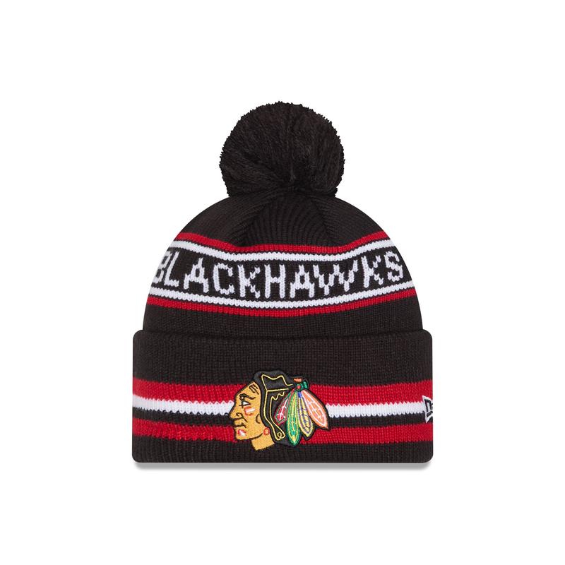 Chicago Blackhawks Classic Pom Knit Hat