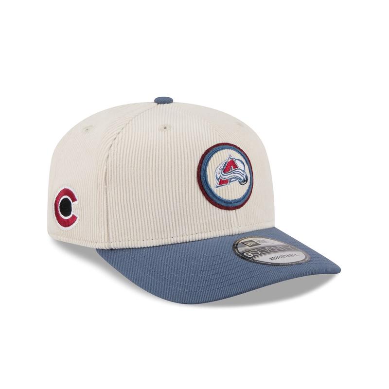 Colorado Avalanche Loyal Corduroy 9SEVENTY Stretch-Snap Hat