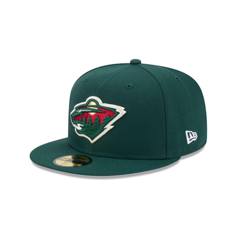 Minnesota Wild Rear Wordmark 59FIFTY Fitted Hat