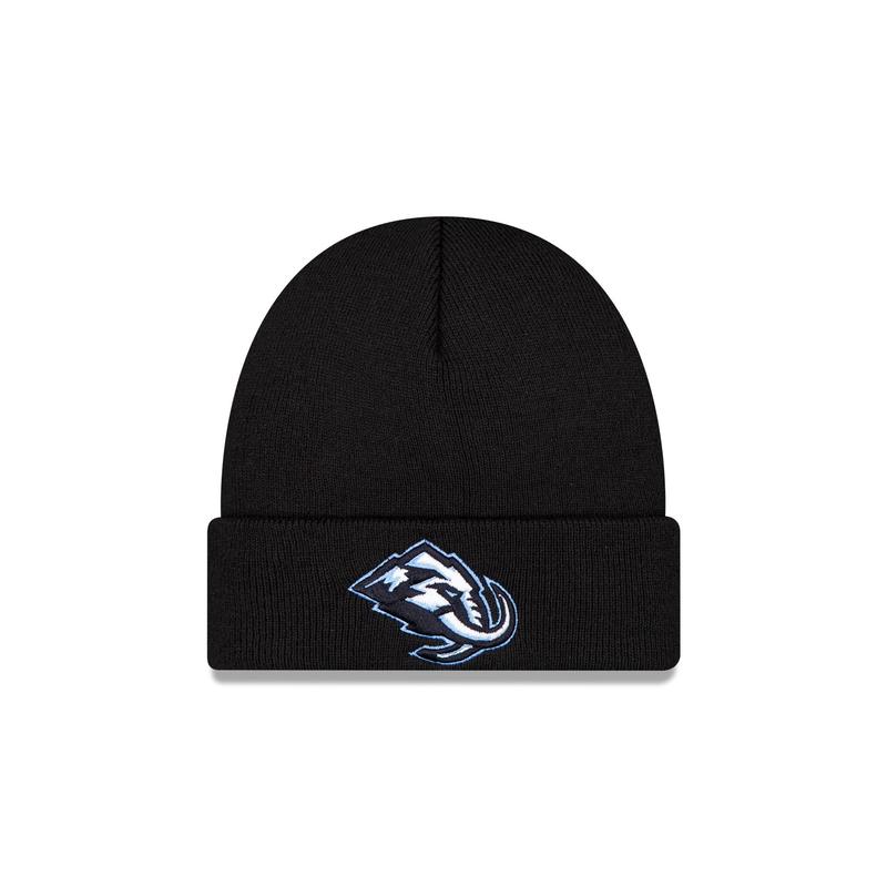 Utah Mammoth Black Cuff Knit Beanie