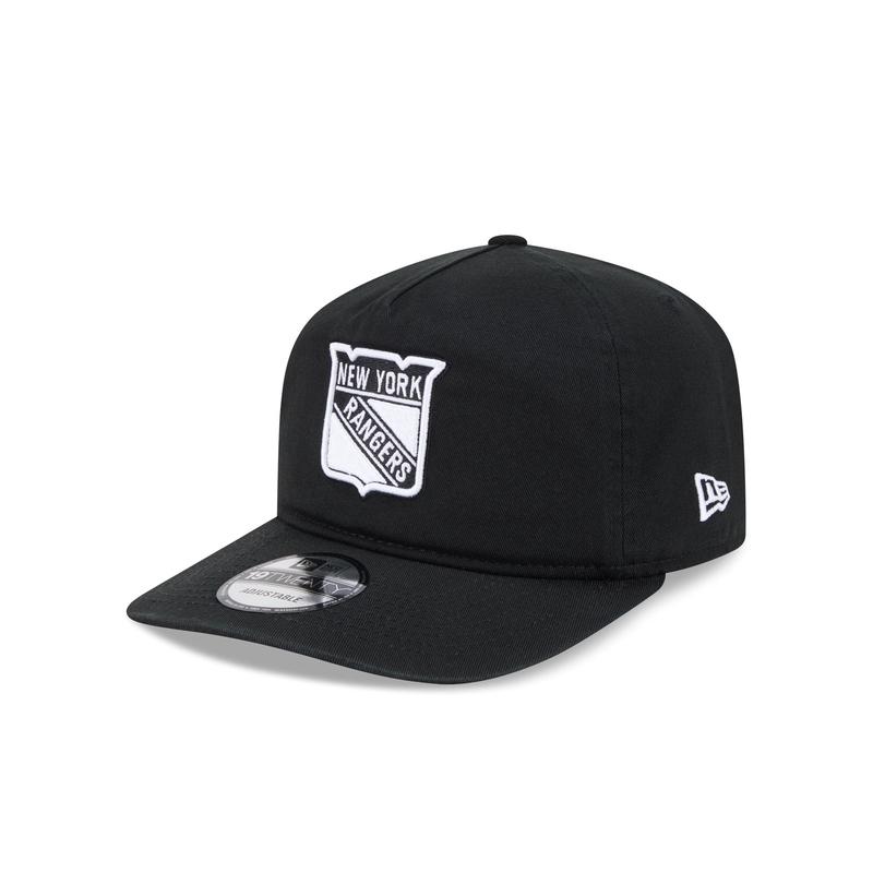 New York Rangers Black and White 19TWENTY Snapback Hat