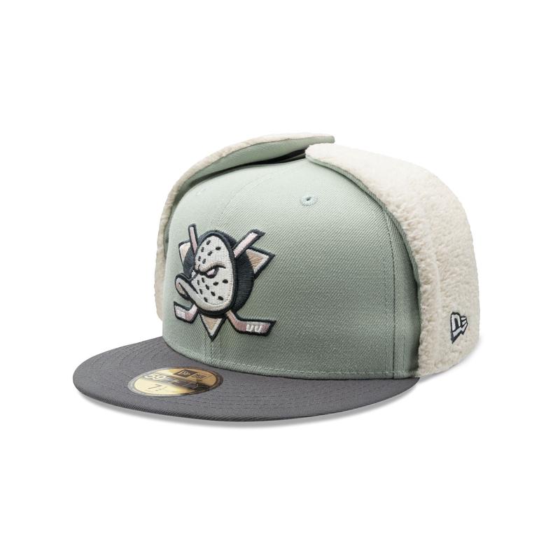 Anaheim Ducks Patches Mint Dog Ear 59FIFTY Fitted Hat