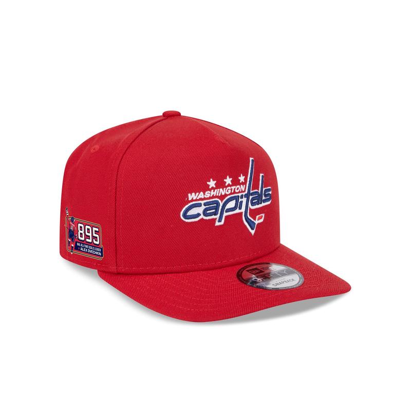 Washington Capitals Alex Ovechkin Goals Leader 9FIFTY A-Frame Snapback Hat