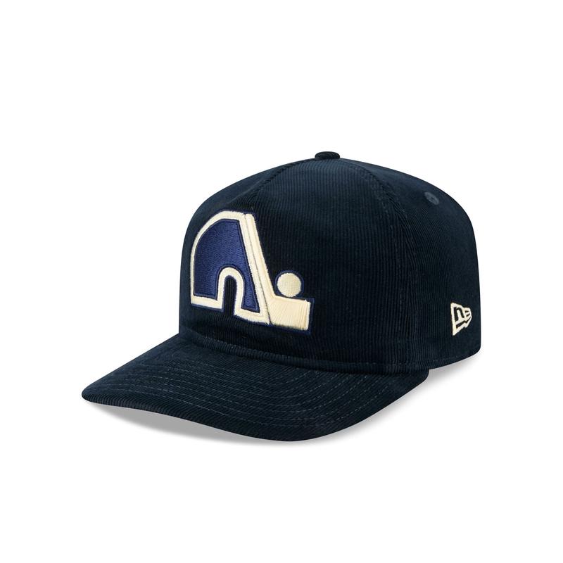Quebec Nordiques Nostalgic Navy Corduroy 19TWENTY Adjustable Hat