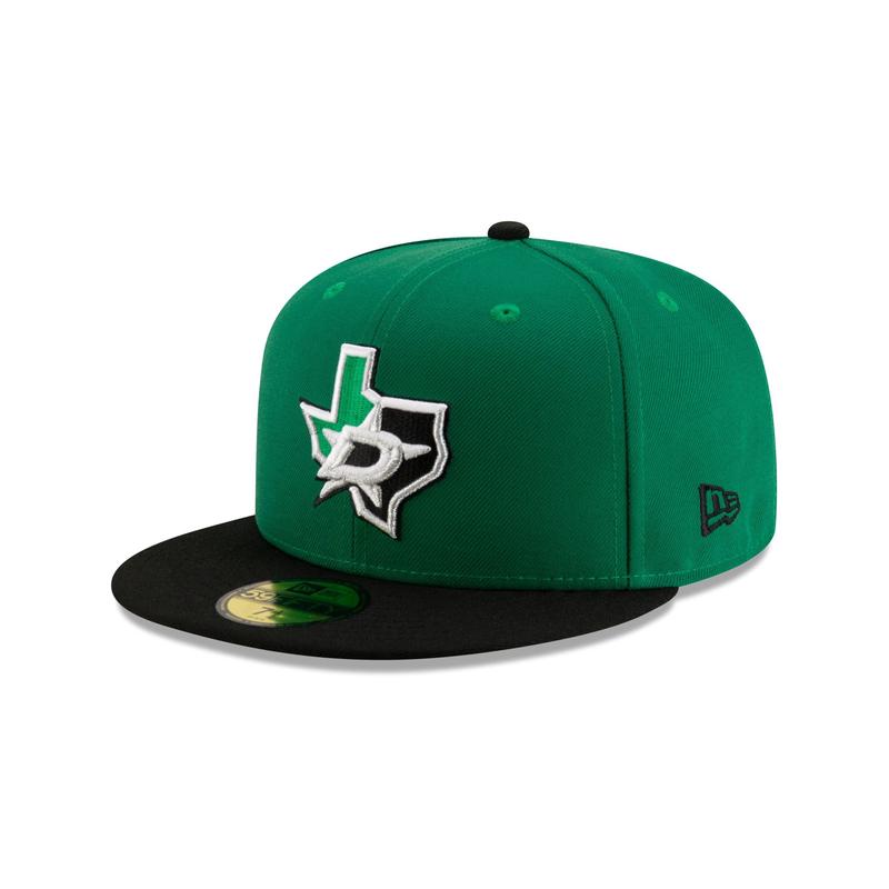 Dallas Stars Kelly Green & Camo 59FIFTY Fitted Hat