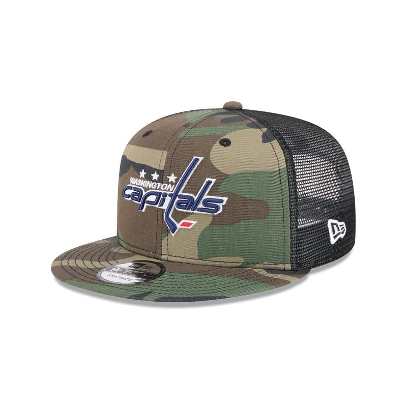 Washington Capitals Camo 9FIFTY Trucker Hat