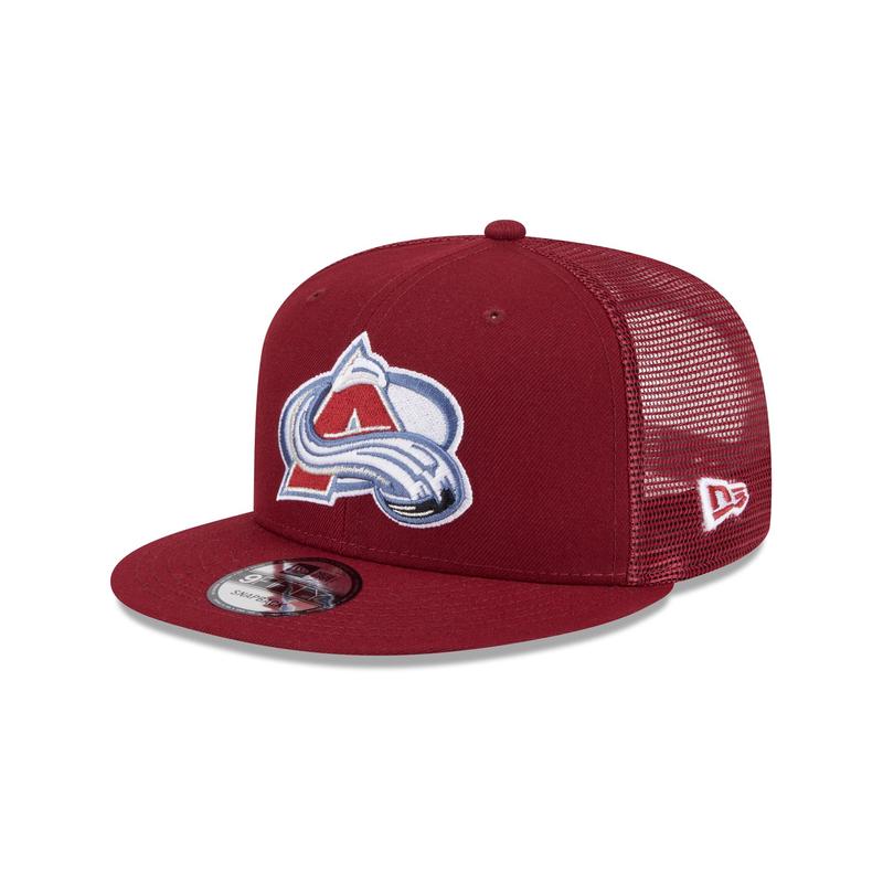 Colorado Avalanche Team Tag 9FIFTY Trucker Hat