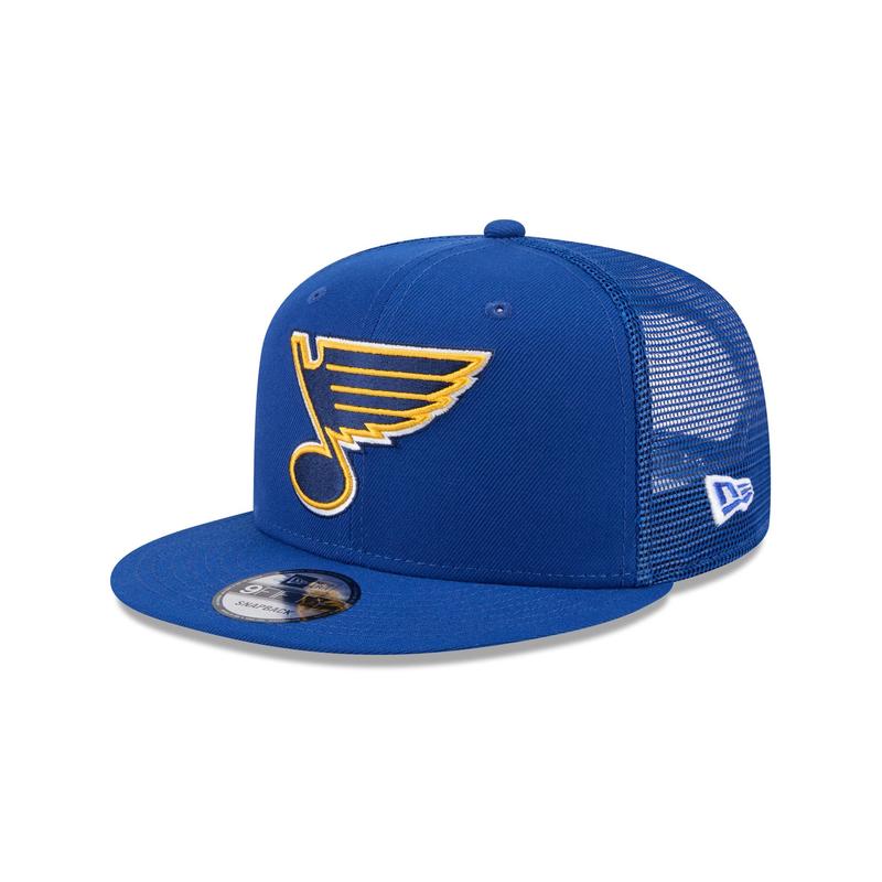 St. Louis Blues Team Tag 9FIFTY Trucker Hat