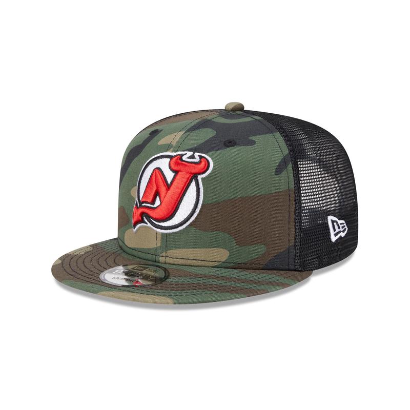 New Jersey Devils Camo 9FIFTY Trucker Hat