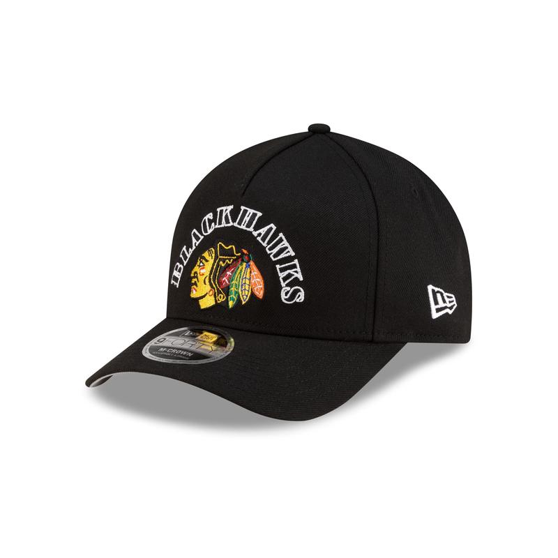 Chicago Blackhawks Retro Arch 9FORTY M-Crown A-Frame Snapback Hat
