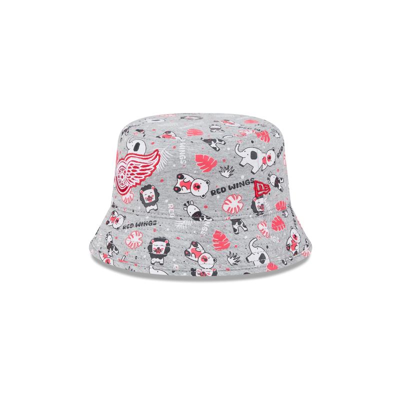 Detroit Red Wings Kids Animal Bucket Hat