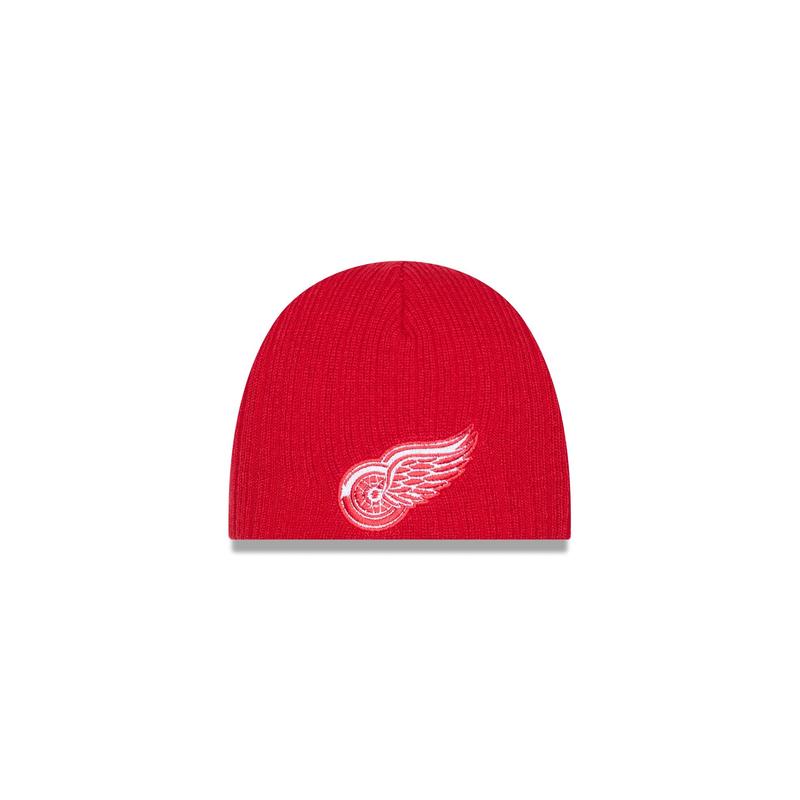 Detroit Red Wings Mini Fan Kids Skull Knit Hat
