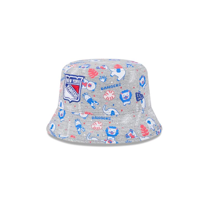 New York Rangers Kids Animal Bucket Hat