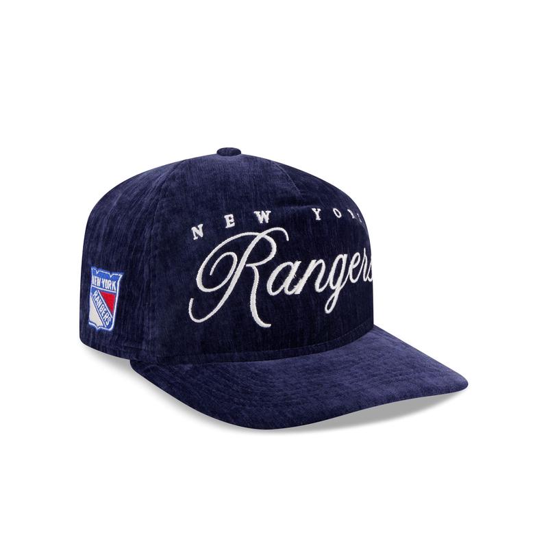 New York Rangers Velvet Team Script 19TWENTY Adjustable Hat