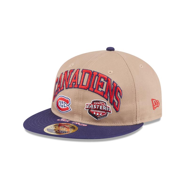 Montreal Canadiens Camel Retro Crown 59FIFTY Fitted Hat