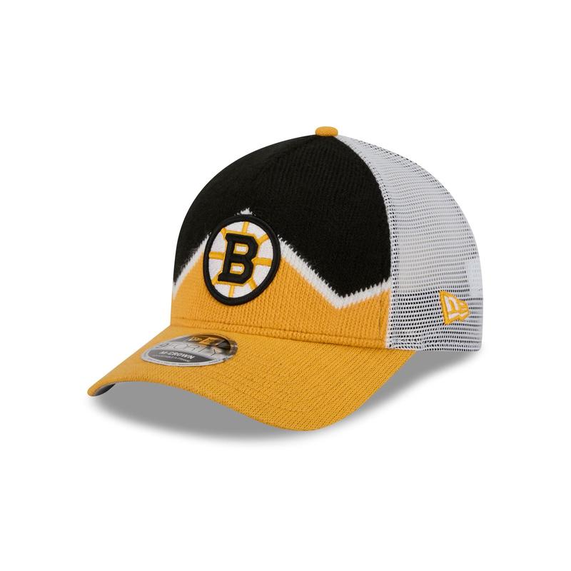 Boston Bruins Sock 9FORTY M-Crown A-Frame Trucker Hat