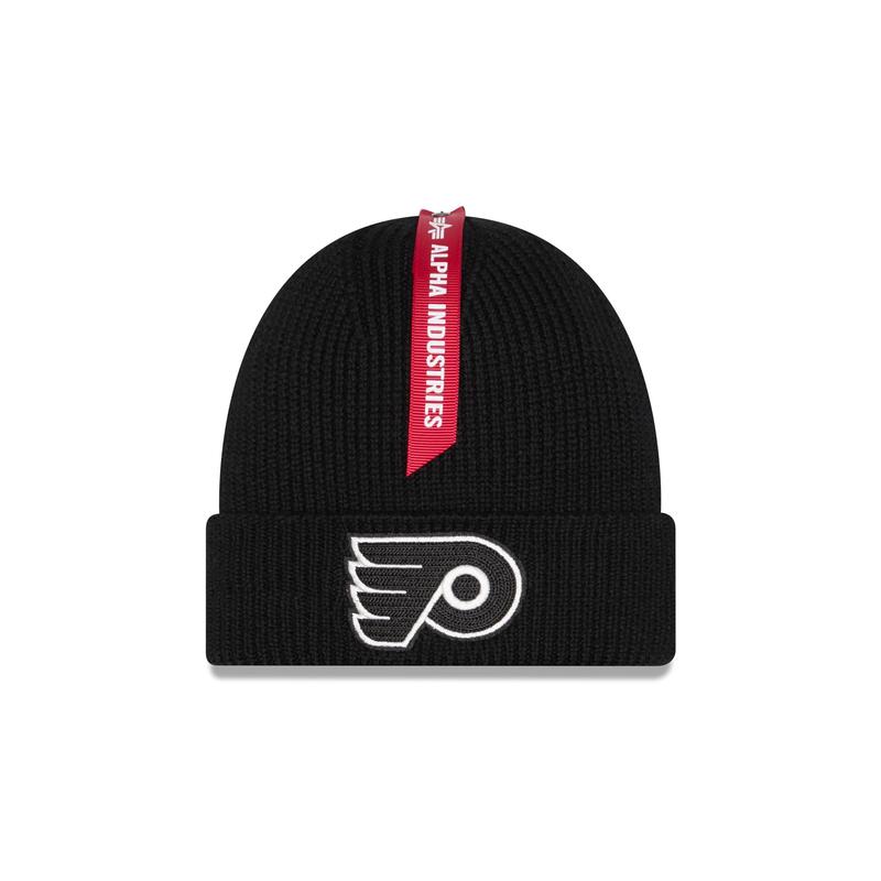 Alpha Industries x Philadelphia Flyers Black Cuff Knit Hat