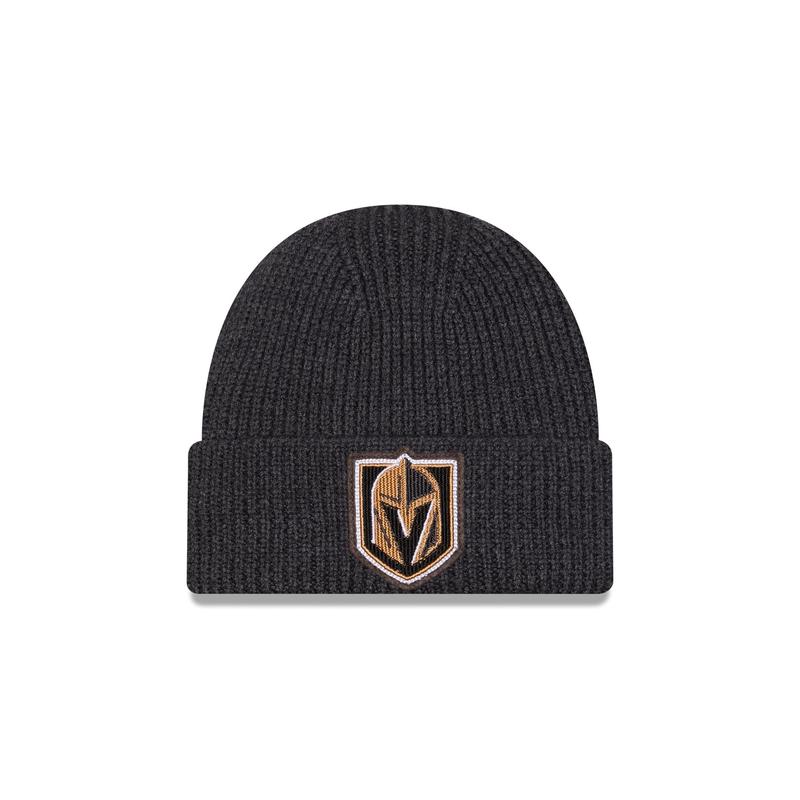 Vegas Golden Knights Short Skull Cuff Knit Beanie Hat