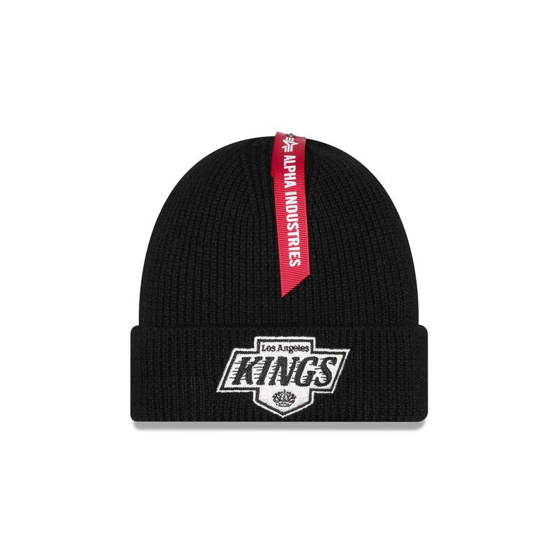 Alpha Industries x Los Angeles Kings Black Cuff Knit Hat