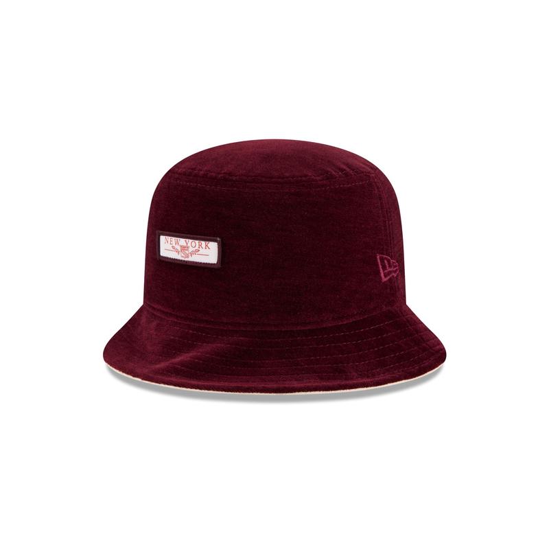 New York Rangers Fall Velvet Bucket Hat