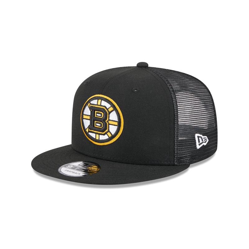 Boston Bruins Team Tag 9FIFTY Trucker Hat