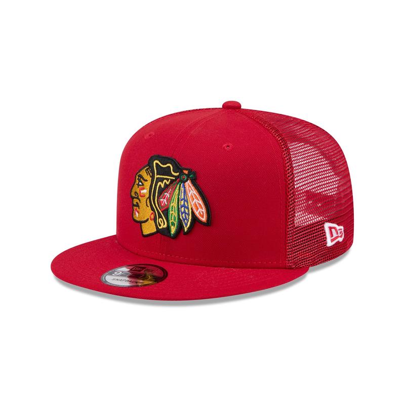 Chicago Blackhawks Team Tag 9FIFTY Trucker Hat