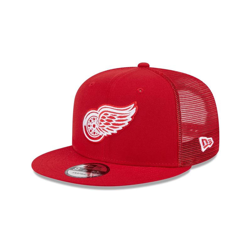 Detroit Red Wings Team Tag 9FIFTY Trucker Hat