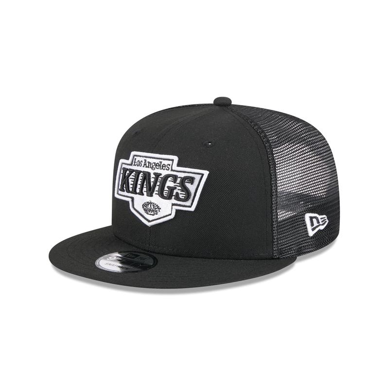 Los Angeles Kings Black 9FIFTY Trucker Hat