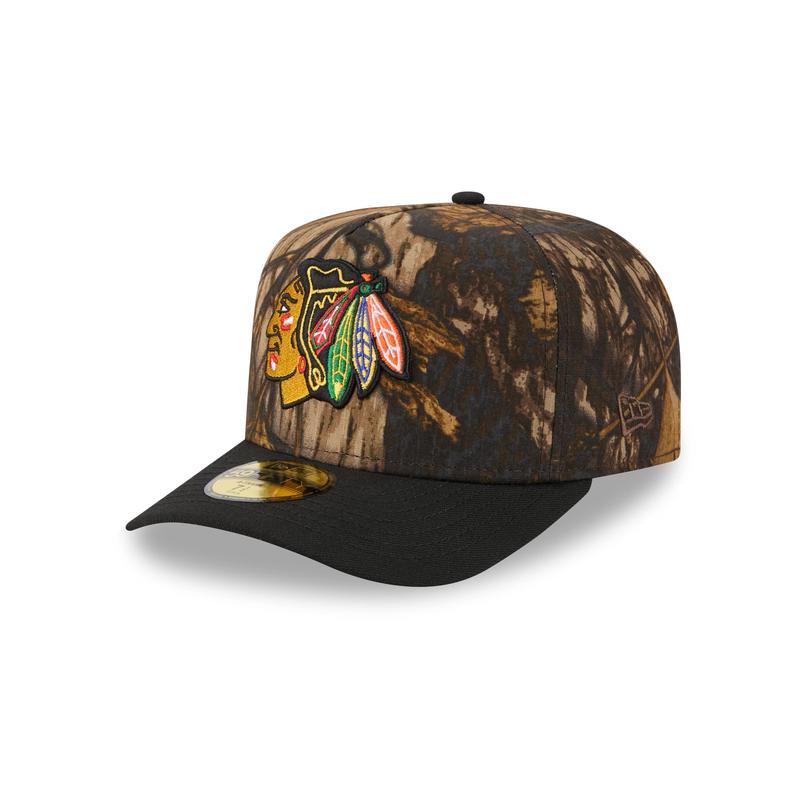 Chicago Blackhawks Ripstop Camo 59FIFTY A-Frame Fitted Hat