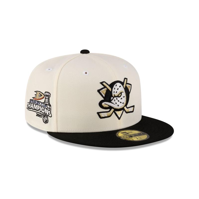 Just Caps Stanley Cup Champions Anaheim Ducks 59FIFTY Fitted Hat