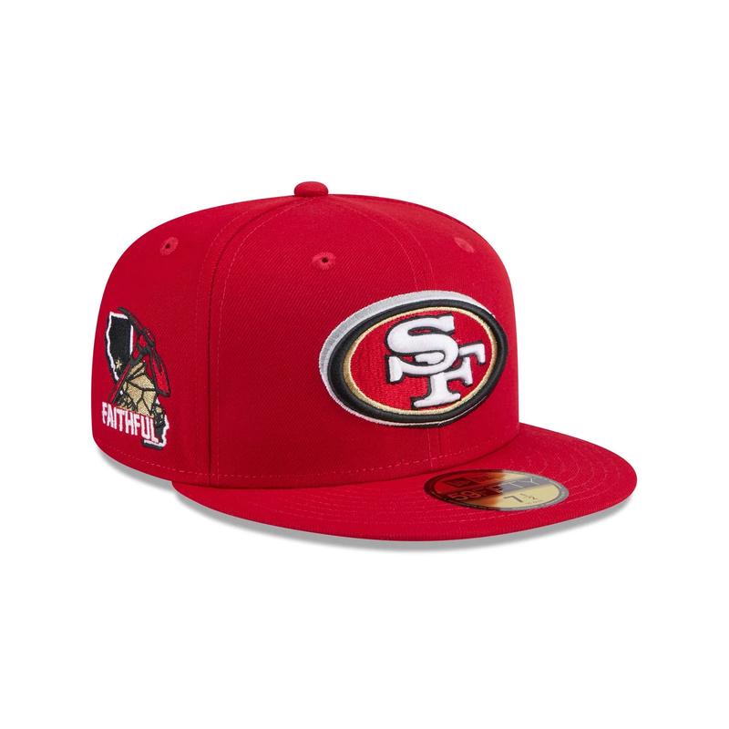 New Era San Francisco 49ers 2024 NFL Draft 59FIFTY Fitted-Red