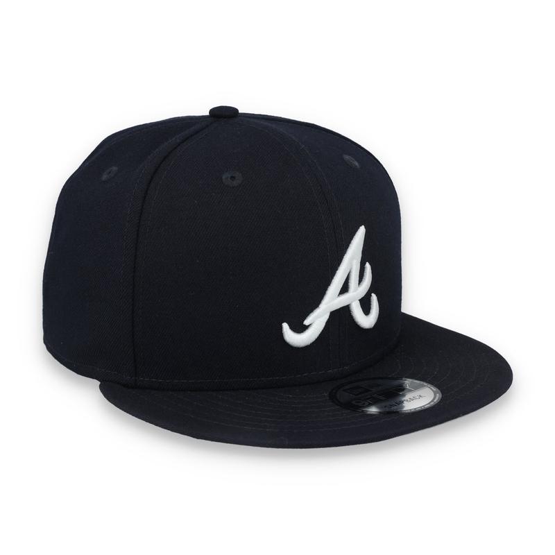 New Era Atlanta Braves On Field Alternative  9Fifty Snapback hat-NAVY/white