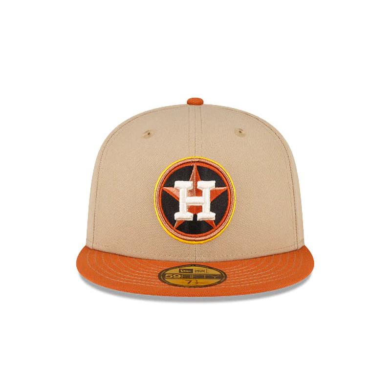 New Era Houston Astros 59FIFTY Fitted Hat-Camel
