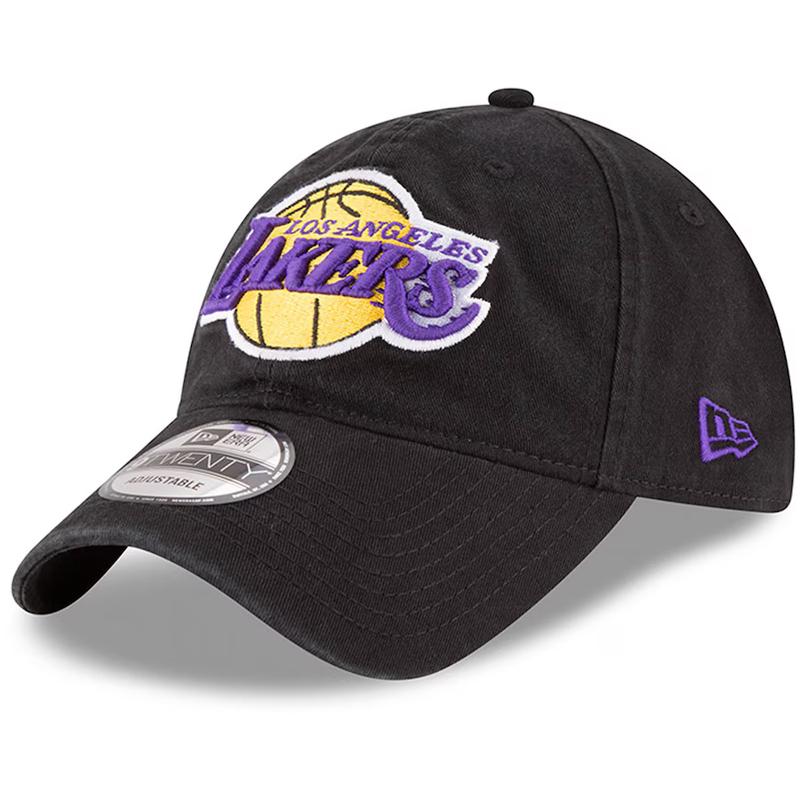 New Era Los Angeles Lakers 2.0 Core Classic 9TWENTY Adjustable Hat-Black