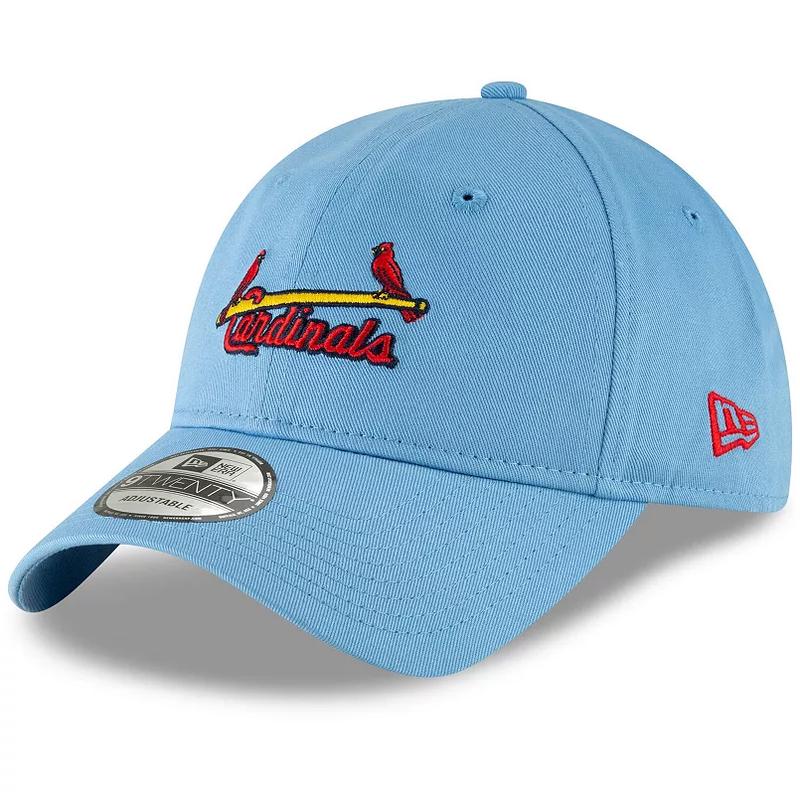 New Era St Louis Cardinals Core Classic 2.0 9Twenty Adjustable Hat-Sky Blue