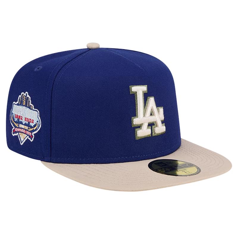 Nee Era Los Angeles Dodgers 40th Anniversary Side Patch Canvas A-Frame 59Fifty Fitted Hat