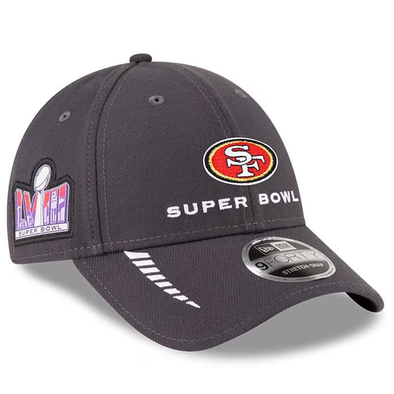 New Era San Francisco 49ers Super Bowl LVIII Opening Night 9FORTY Adjustable Hat
