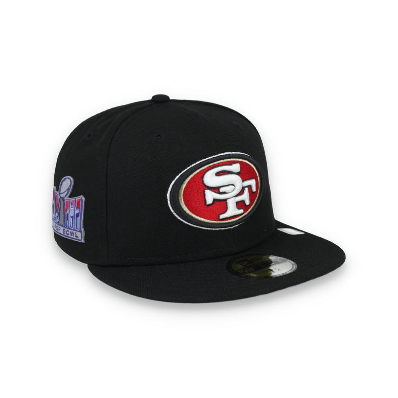 New Era San Francisco 49ers Super Bowl LVIII Side Patch 59FIFTY Fitted Hat-Black