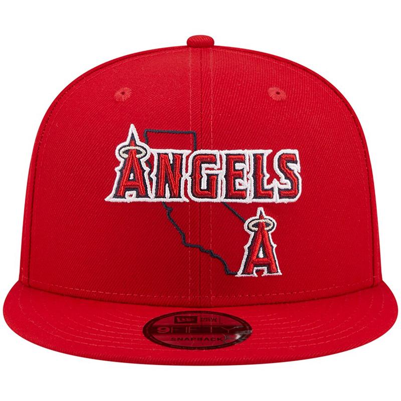 New Era Los Angeles Angels State Logo 9FIFTY Snapback Hat