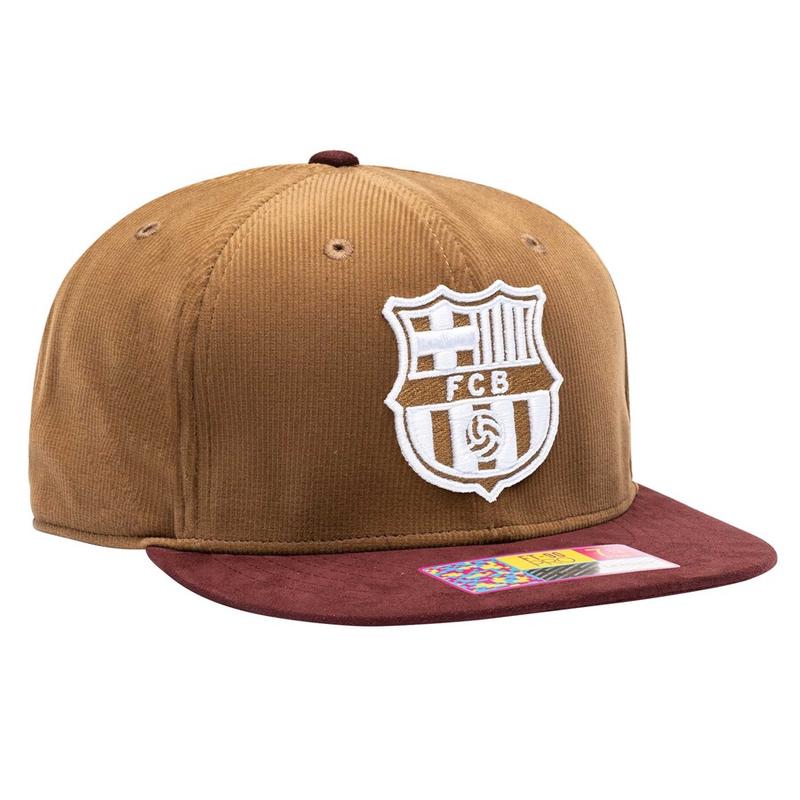 Barcelona Cognac Snapback Hat - Brown
