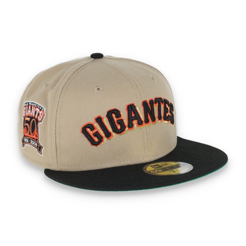 New Era San Francisco Giants "Gigantes" 1958-2008 50th Anniversary Side Patch 59FIFTY Fitted - Khak