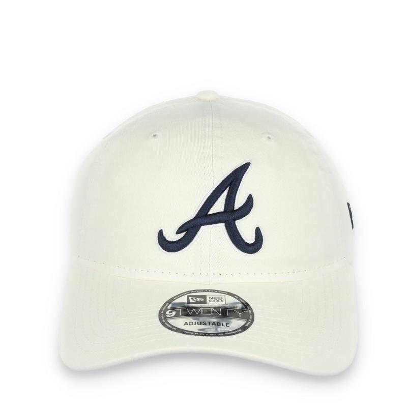 New Era Atlanta Braves Core Classic 2.0 9Twenty Adjustable Hat-Ivory