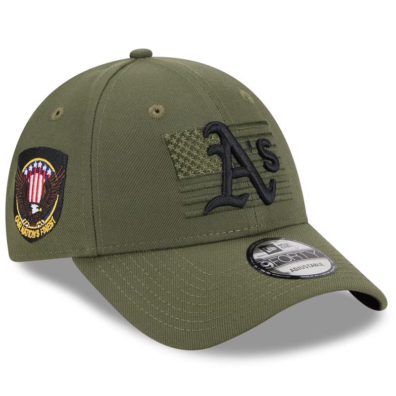 New Era Oakland Athletics Armed Forces Weekend 9FORTY Stretch Snap Hat
