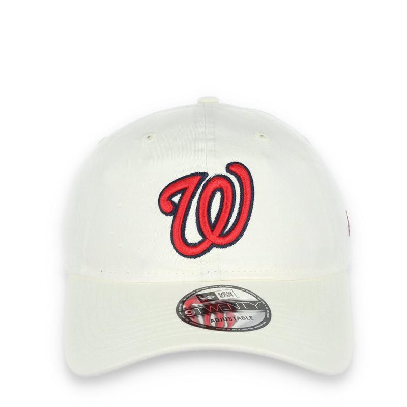New Era Washington Nationals Core Classic 2.0 9Twenty Adjustable Hat-Ivory